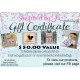 IBJ Gift Certificates